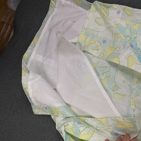 Vintage Lilly Pulitzer Dress size 14 Fish Print Tropical Summer Sleeveless Blue - Picture 7 of 15